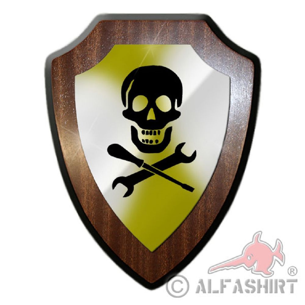 Coat of Arms - Tuner Dead Skull Wrencher Auto Mechanic Car Coat of Arms #19685