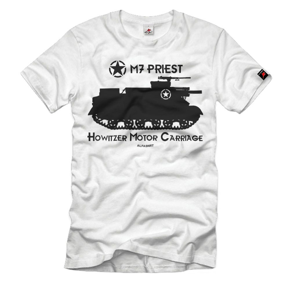 M7 Priest Panzer Howitzer Motor Carriage Panzerhaubitze 105mm T-Shirt#32961