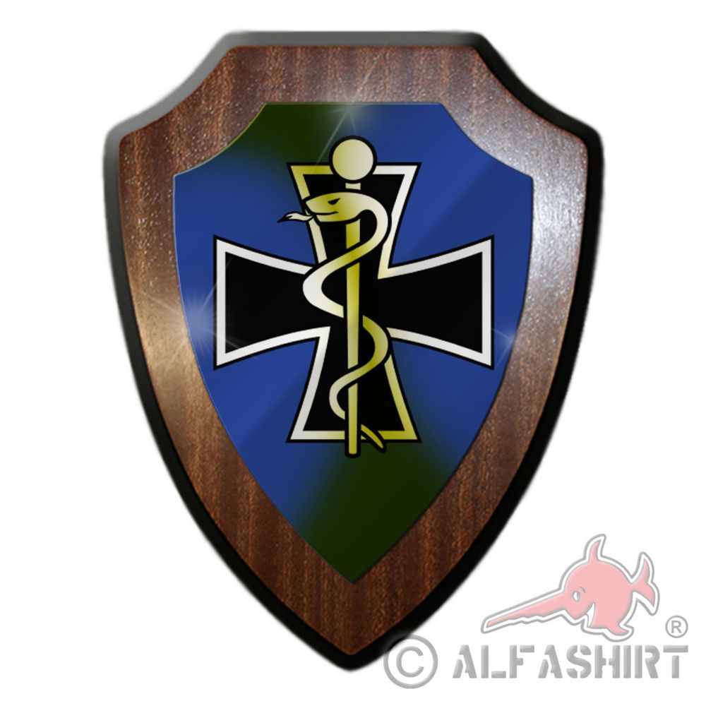Heraldic shield Kdo SanDstBw badge Bundeswehr decoration command # 31477