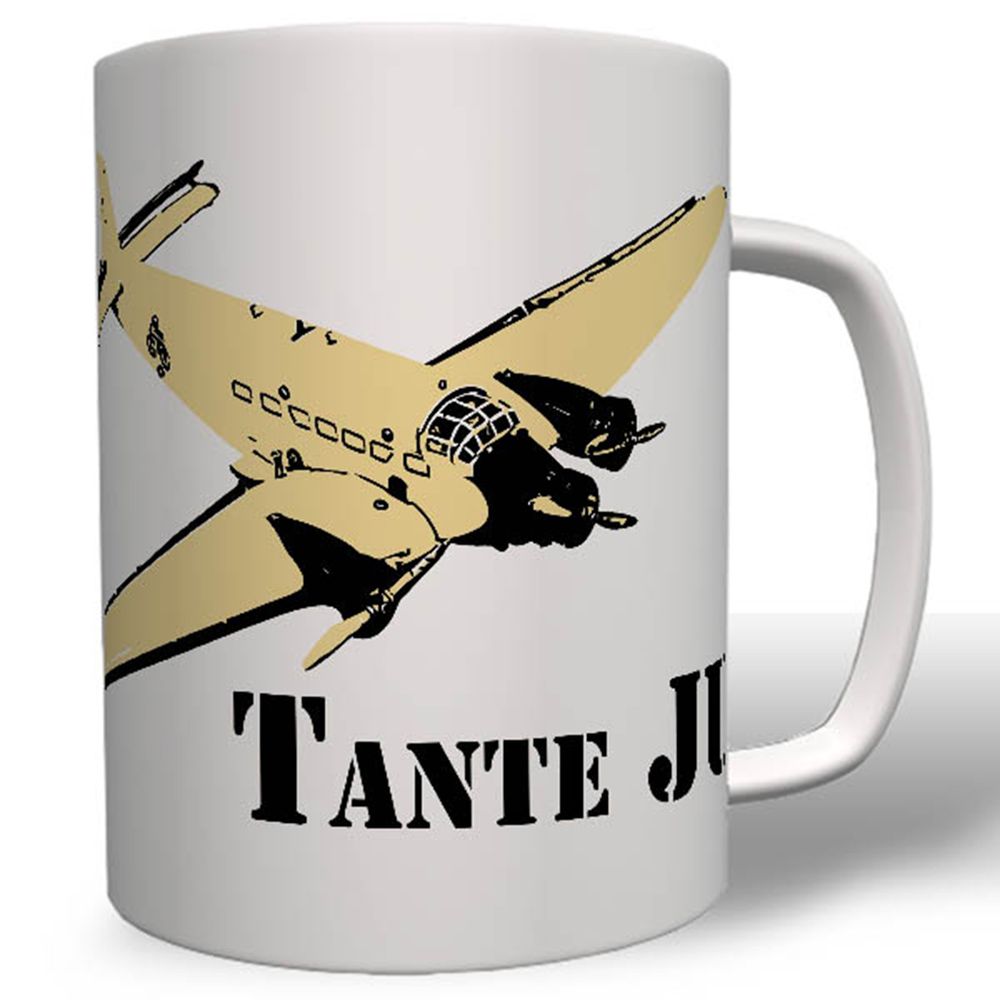 Tante Ju Flugzeug Luftwaffe WK WH Ju 52 Deutschland Heer Tasse # 16590