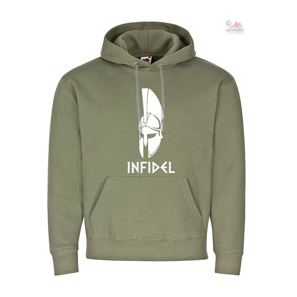 Sparta Komm und hol sie dir Helm 300 König Leonidas Hoodie #20189