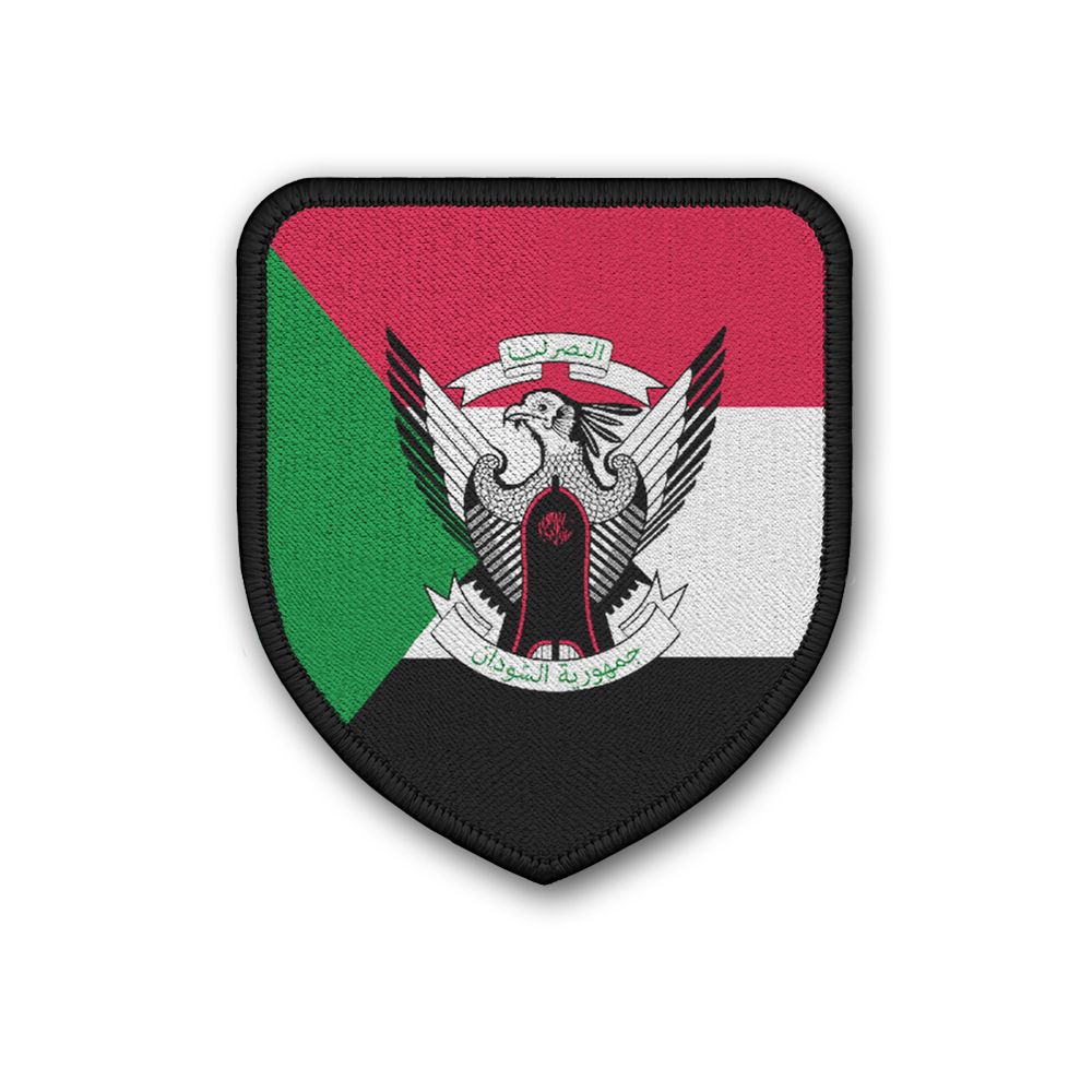 Patch Flag of Sudan Flagge Staat Land Nation Wappen Aufnäher Abzeichen #21357