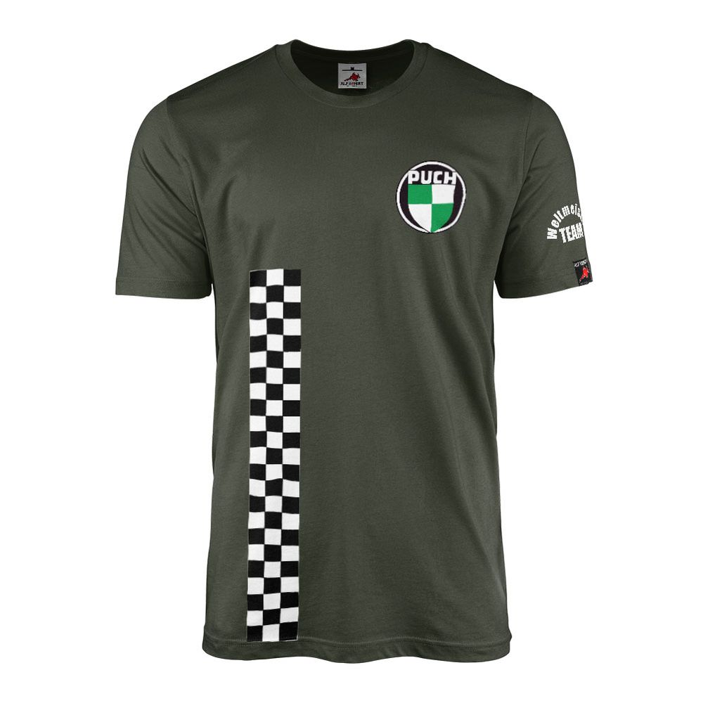Puch Weltmeister Team Motorradbekleidung Racing Team T-Shirt #25438
