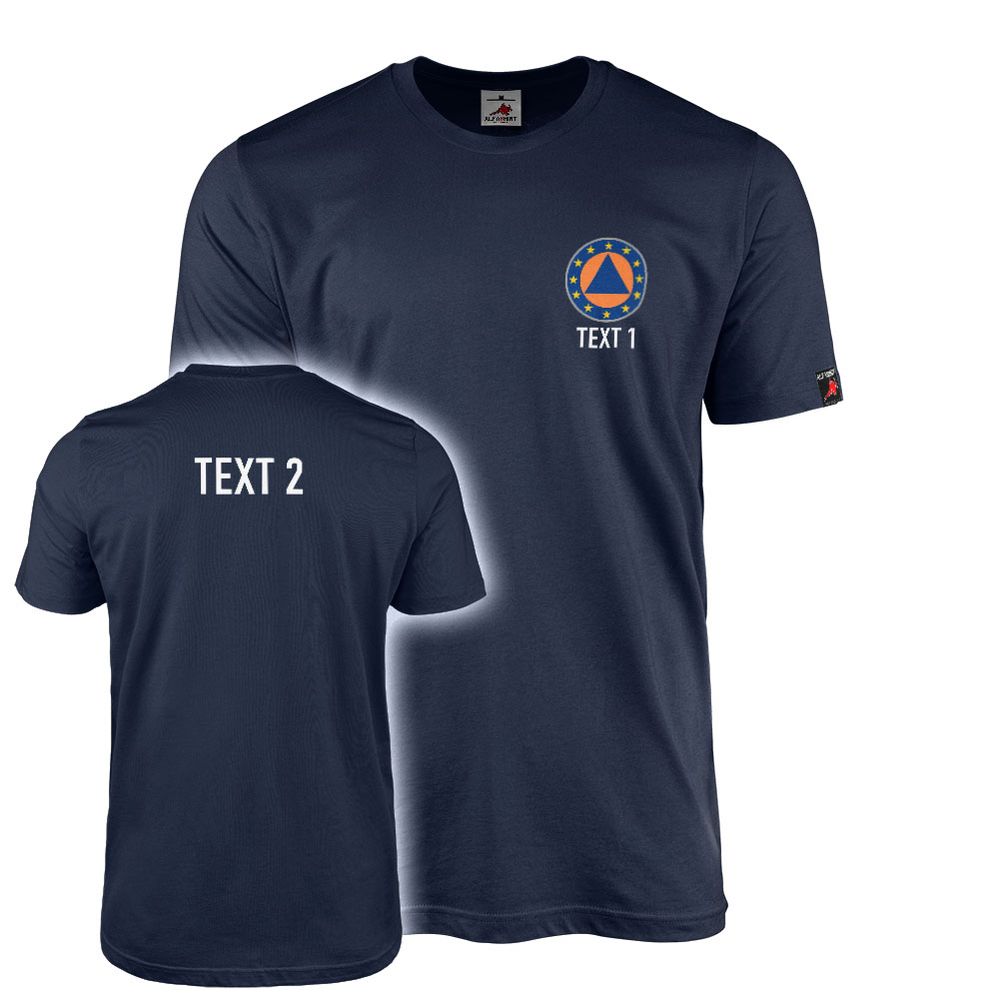 T-Shirt personalisierbar Kats EU Katastrophenschutz Humanitarian #46409