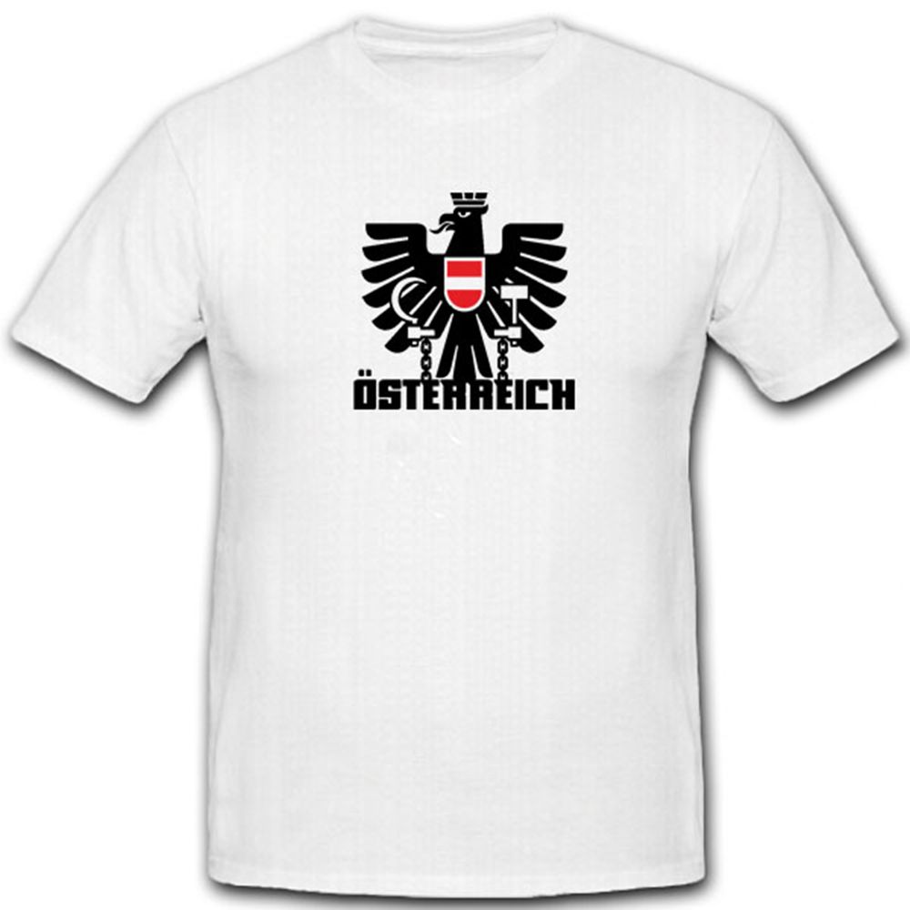 Österreich TYP2-Adler Bundesadler Wappen Tier Austria Alpen - T Shirt #7676