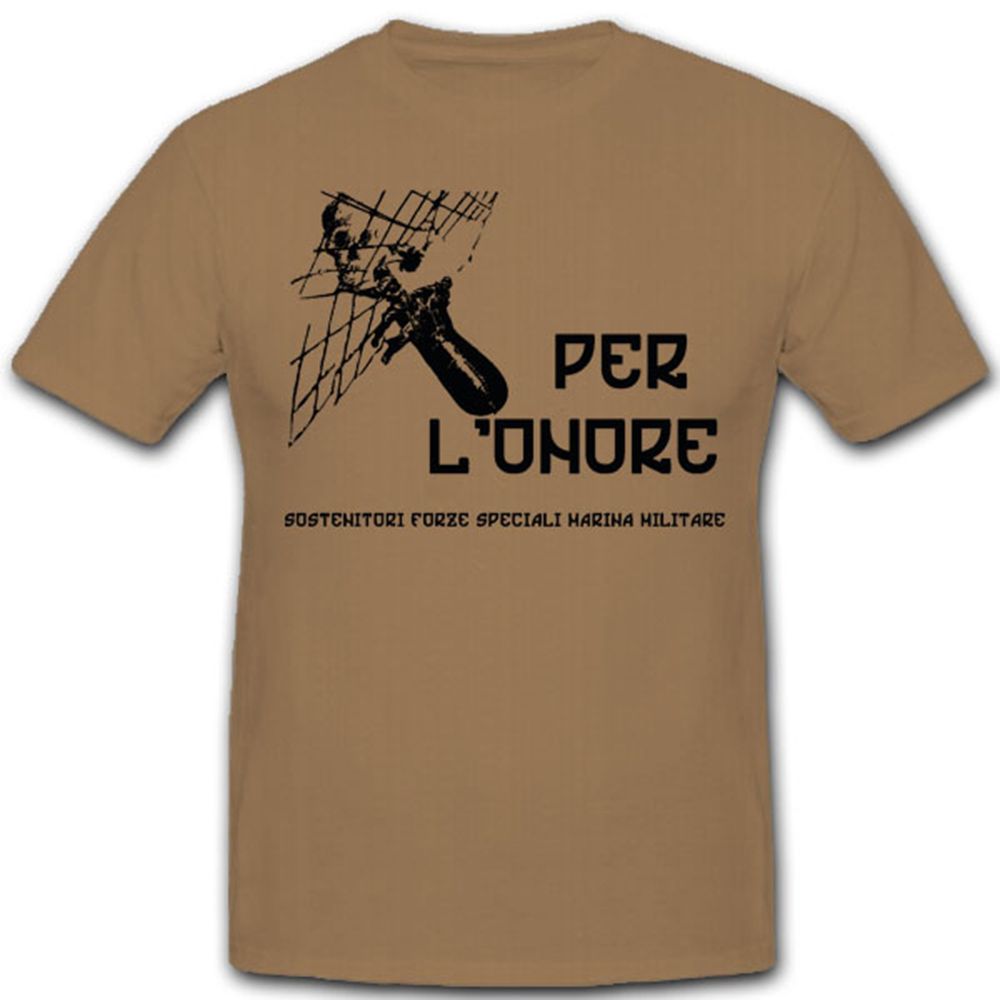 Per L'Onore Italienische Kampfschwimmer Torpedoreiter - Shirt #7510