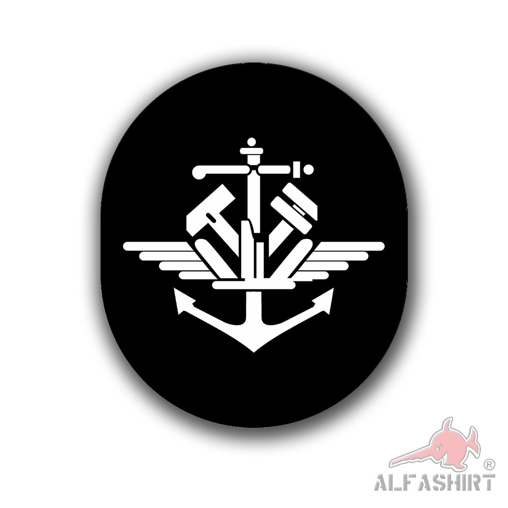 Sticker NVA service career badge 18x15cm military transport MTW #A6336