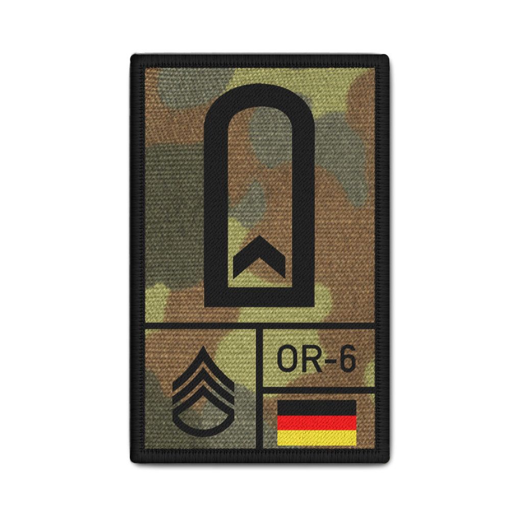 Rank Patch Bundeswehr Army Air Force Navy Flecktarn #BW patch