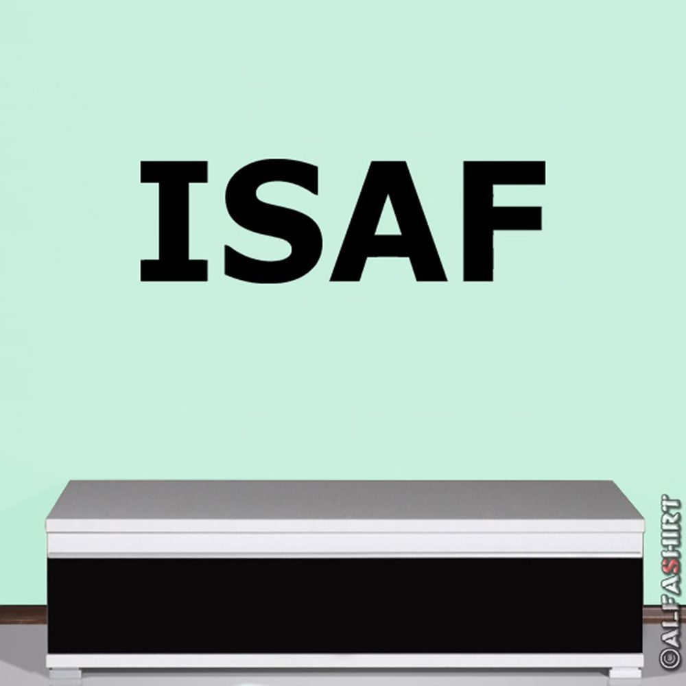 ISAF Sicherheitsunterstützungstruppe Bundeswehr Wall Decal 45x14cm # 7138