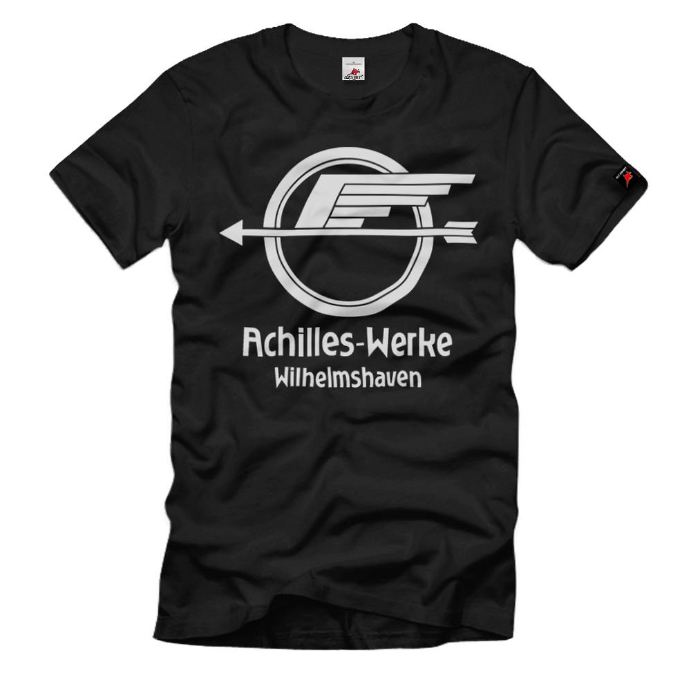 Achilles Werke Wilhelmshaven Motorroller Hersteller Logo Emblem T-Shirt #17723