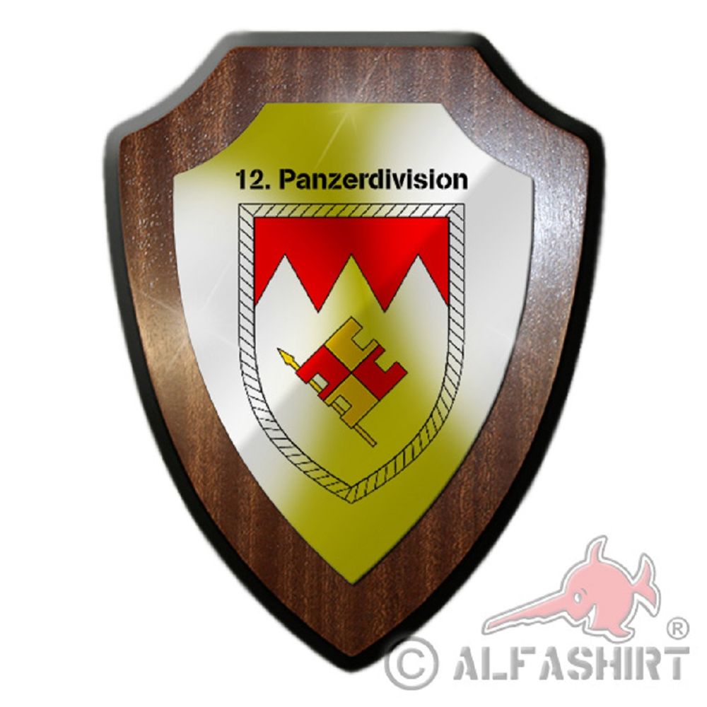 12th Tank Division PzDiv unit company military badge blazon # 19865