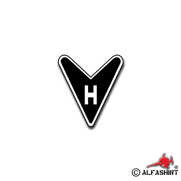 Sticker Hoarding Ho 229 Hunting Aircraft Jet Flying Wing Logo 7x6cm A1505