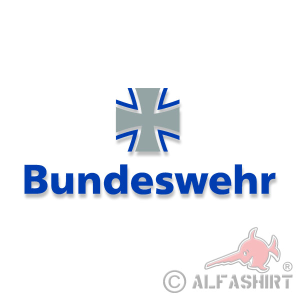Bundeswehr sticker coat of arms lettering BW cross door ticker waistband 60x25cm # A3719