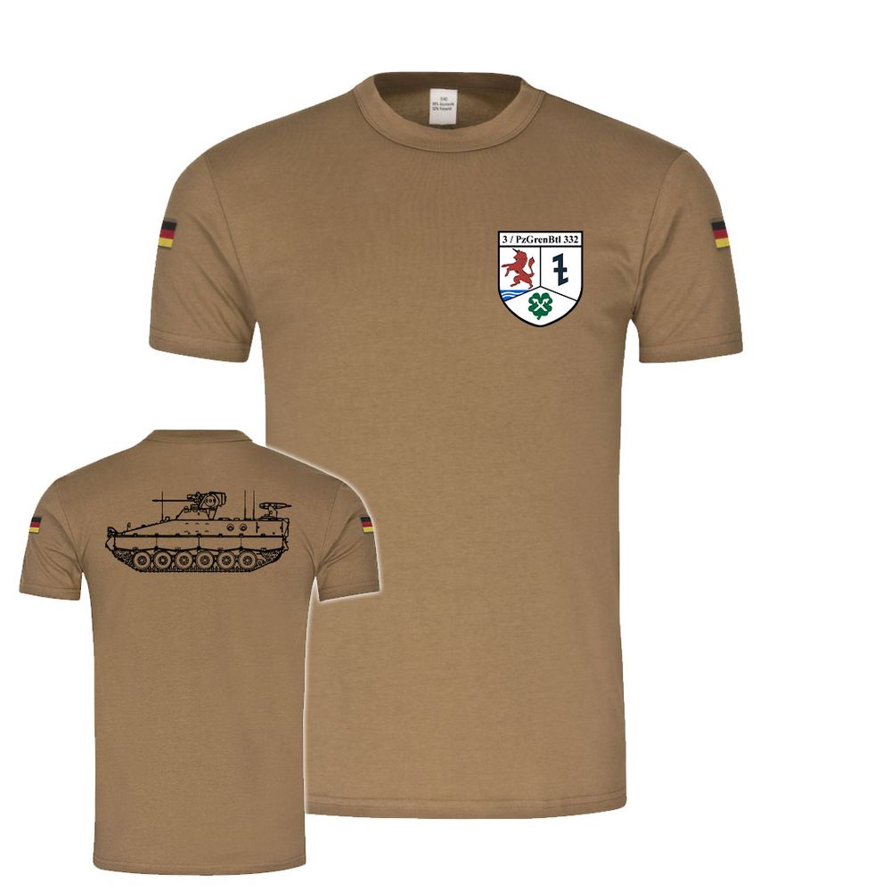 BW Tropenshirt 3. Kompanie PzGrenBtl Panzergrenadierbataillon 332 SPz #47614