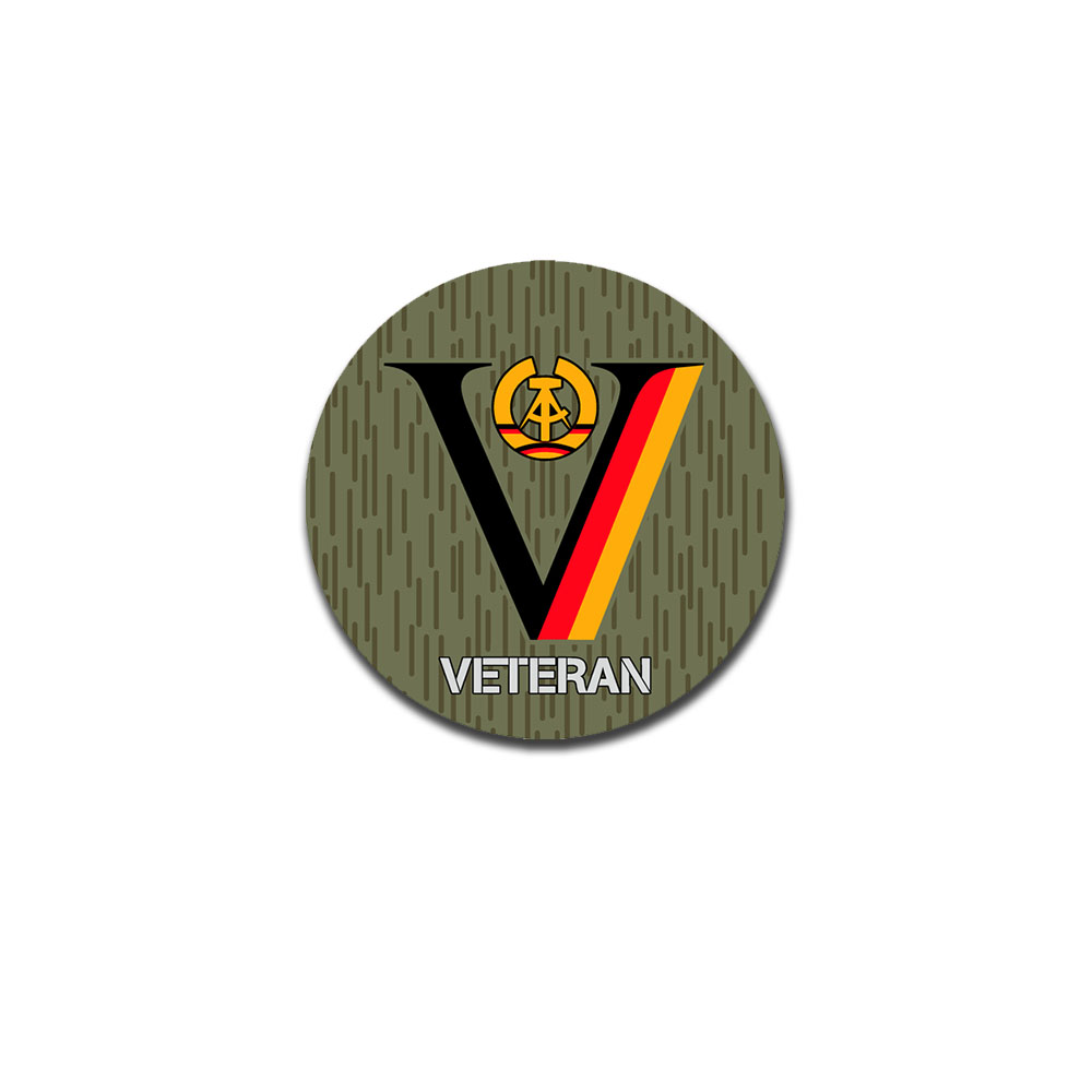 NVA DDR Veteran Dienstzeit Strichtarn Reservist Nationale Volksarmee 7cm #A5608
