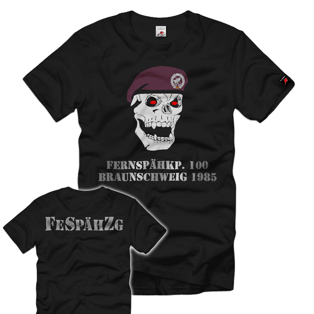 German remote scout Braunschweig 1985 Fernspäh company veteran T-shirt # 34209
