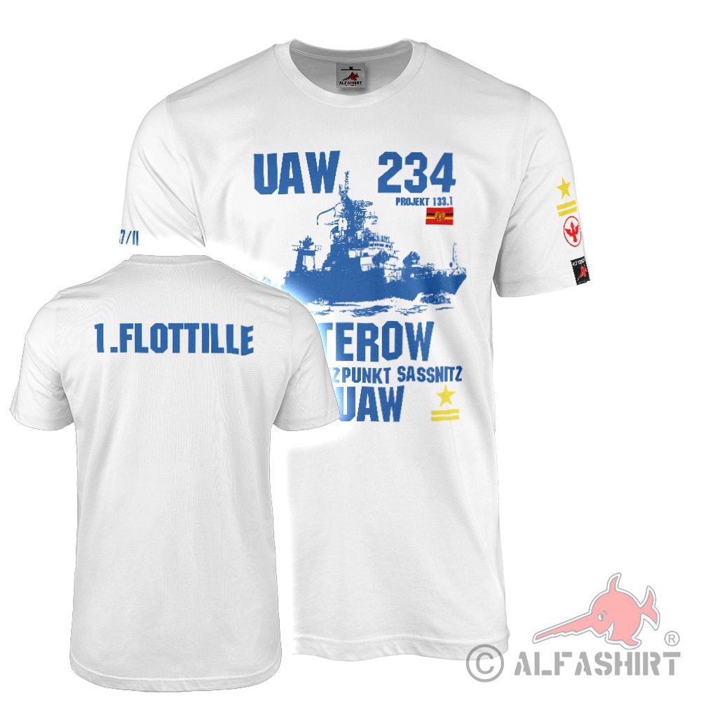 T-Shirt 3 UAW 234 Project 133 1 Teterow Naval Base Sassnitz #42417