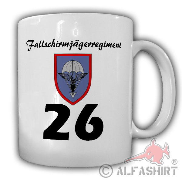 FschJgRgt 26 Fallschirmjägerregiment Zweibrücken Wappen Tasse Becher #18130