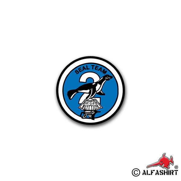Aufkleber/Sticker SEAL Team 2 Army Miliary Sea Air Virginia Arctic 7x7cm A1526