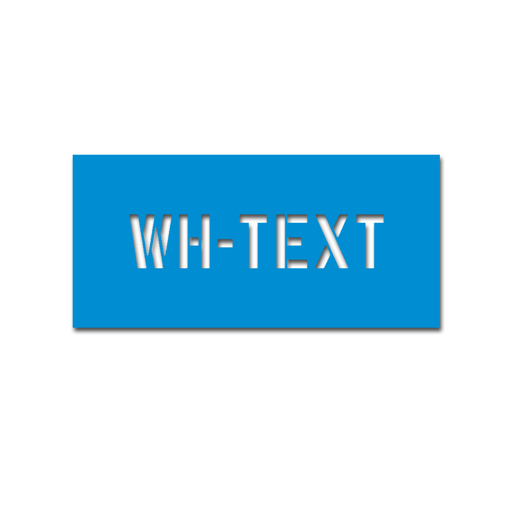 Painting stencil sticker customizable license plate motorcycle WH #A6552
