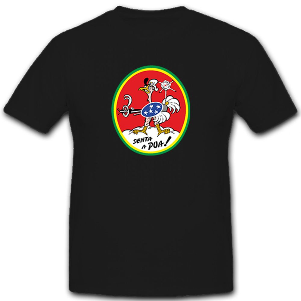 1st Fighter Group of the Brazilian Air Force WW2 scream of war T Shirt #11503
