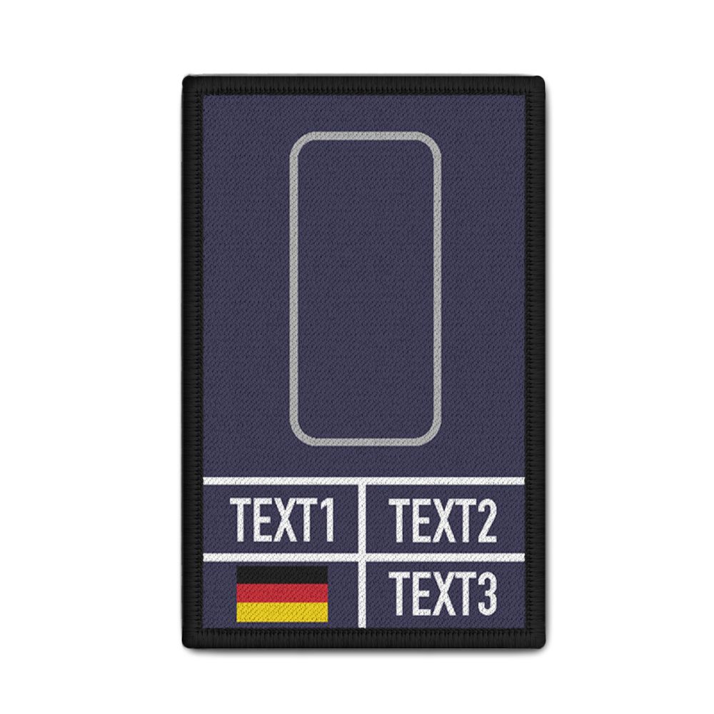 Rank Patch Brandoberinspektor Anwärtet Dienstgradabzeichen 9,8x6cm #36197