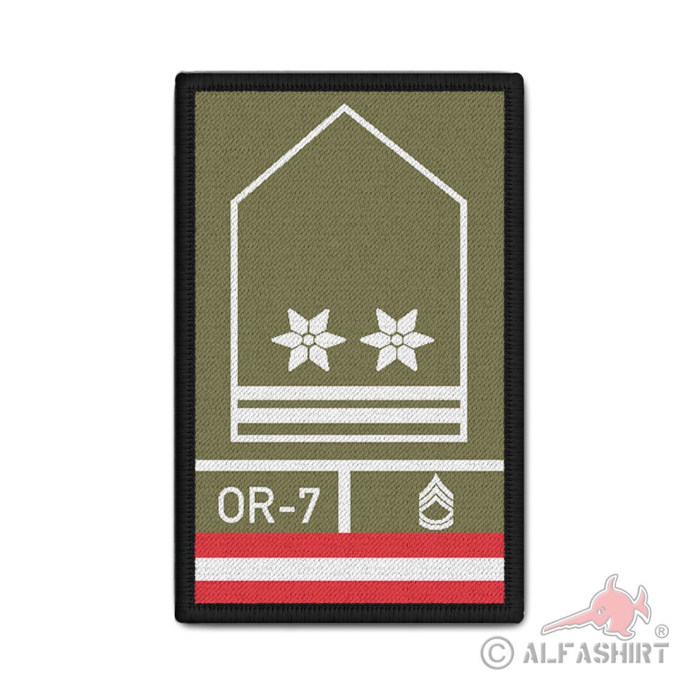 Rank Patch Bundesheer Oberstabswachtmeister Rank 9.8 x 6cm # 37105