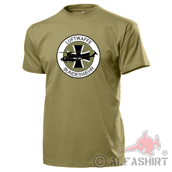 Luftwaffe Bell UH1 Army BW Bückeburg Fritzlar Fürstenfeldbruck - T Shirt # 18170