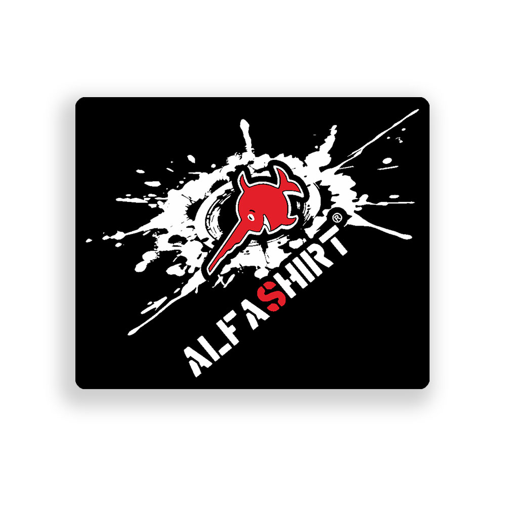 Alfashirt Splash Aufkleber Sticker Sägefisch Schwertfisch UBoot 96 8x7cm#A3783