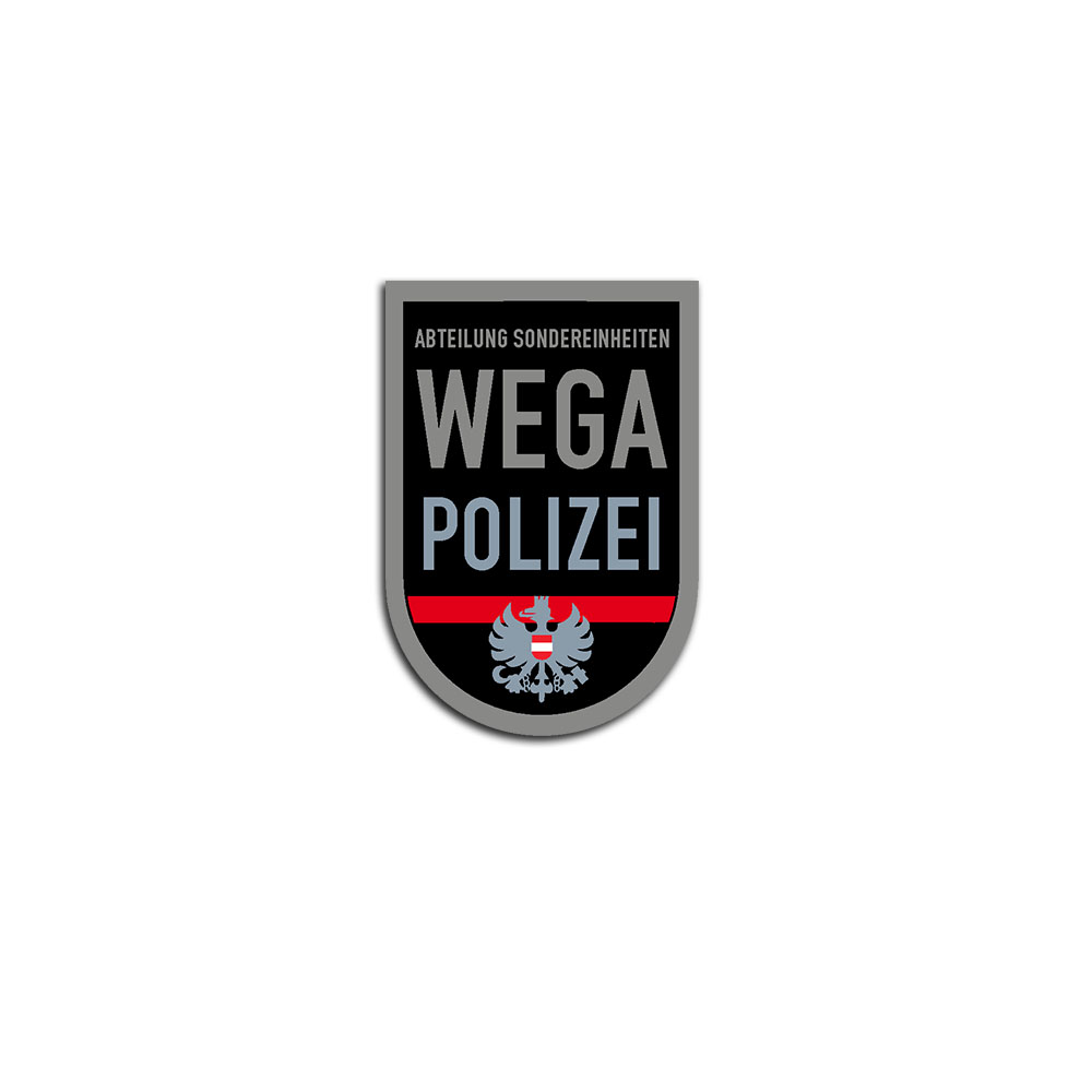 Sticker Wega 2 Vienna Task Force Alarm Participation Police 5x7cm