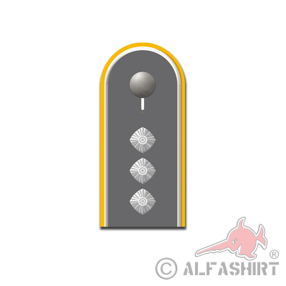 Captain shoulder board Bundeswehr rank sticker 10x4cm # A5427
