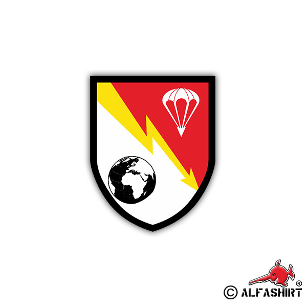 Sticker LLFmBtl Hessian Lion Badge Bundeswehr 7x6cm A1121