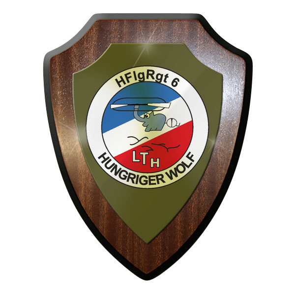 Wappenschild HFlgRgt 6 Heeresfliegerregiment 6 Heeresflugplatz Hungriger #11705