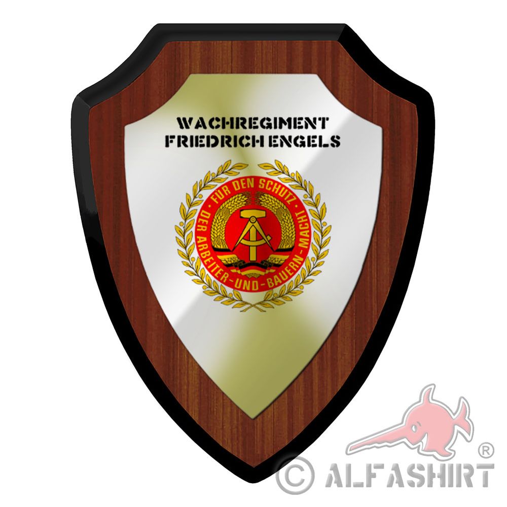 Wappenschild NVA DDR Volksarmee Wachregiment Friedrich Engels WR1 #44317