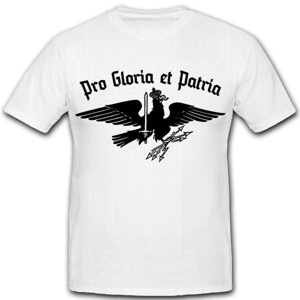 Pro Gloria et Patria Prussia Prussian eagle glory - T-shirt # 11498