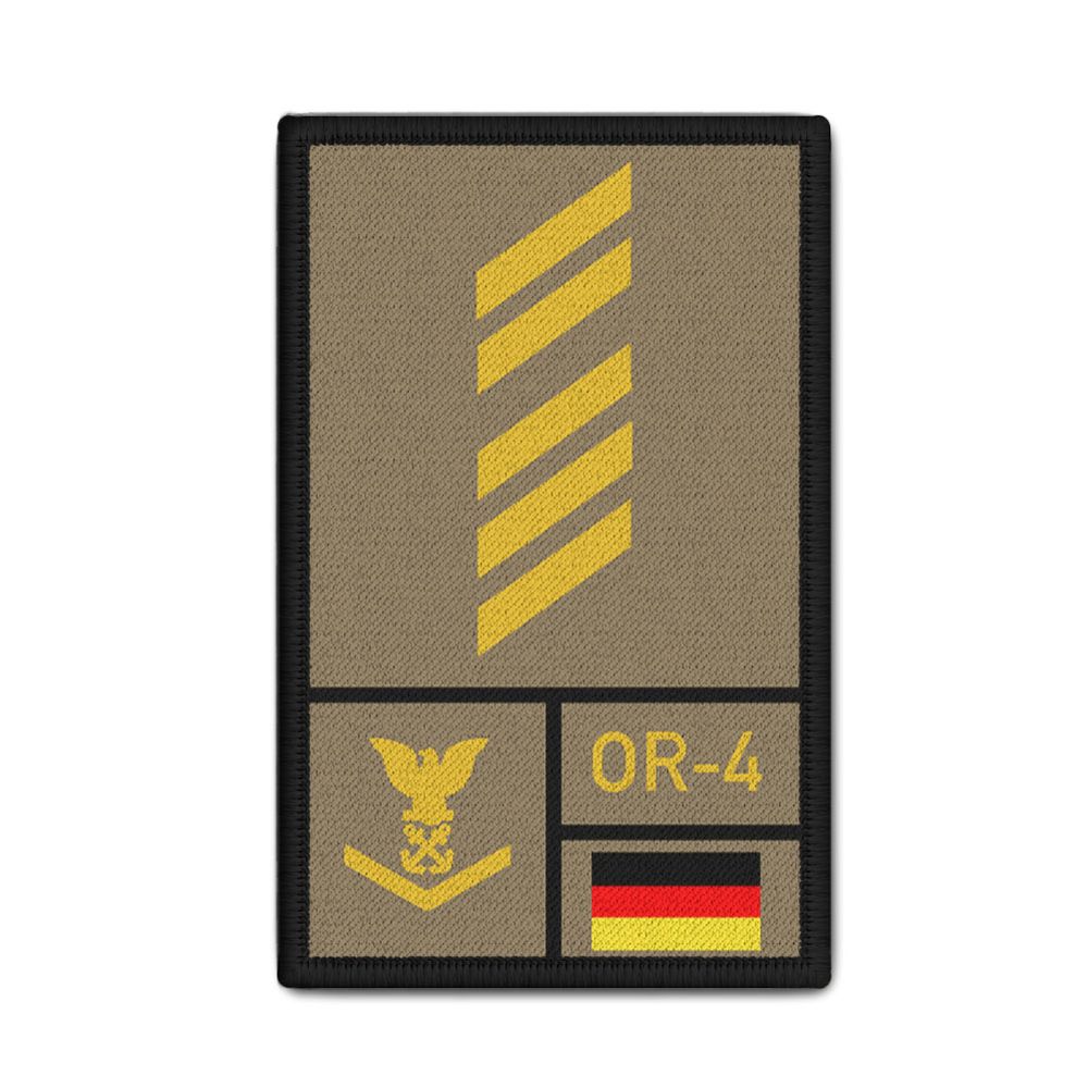 Rank Patch Bundeswehr Heer Luftwaffe Marine Sand #BW-Patch
