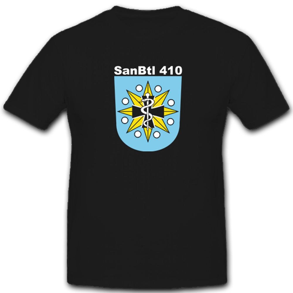 SanBtl 410 Sanitätsbataillon San Sani Bataillon Kompanie Wappen - T Shirt #5159