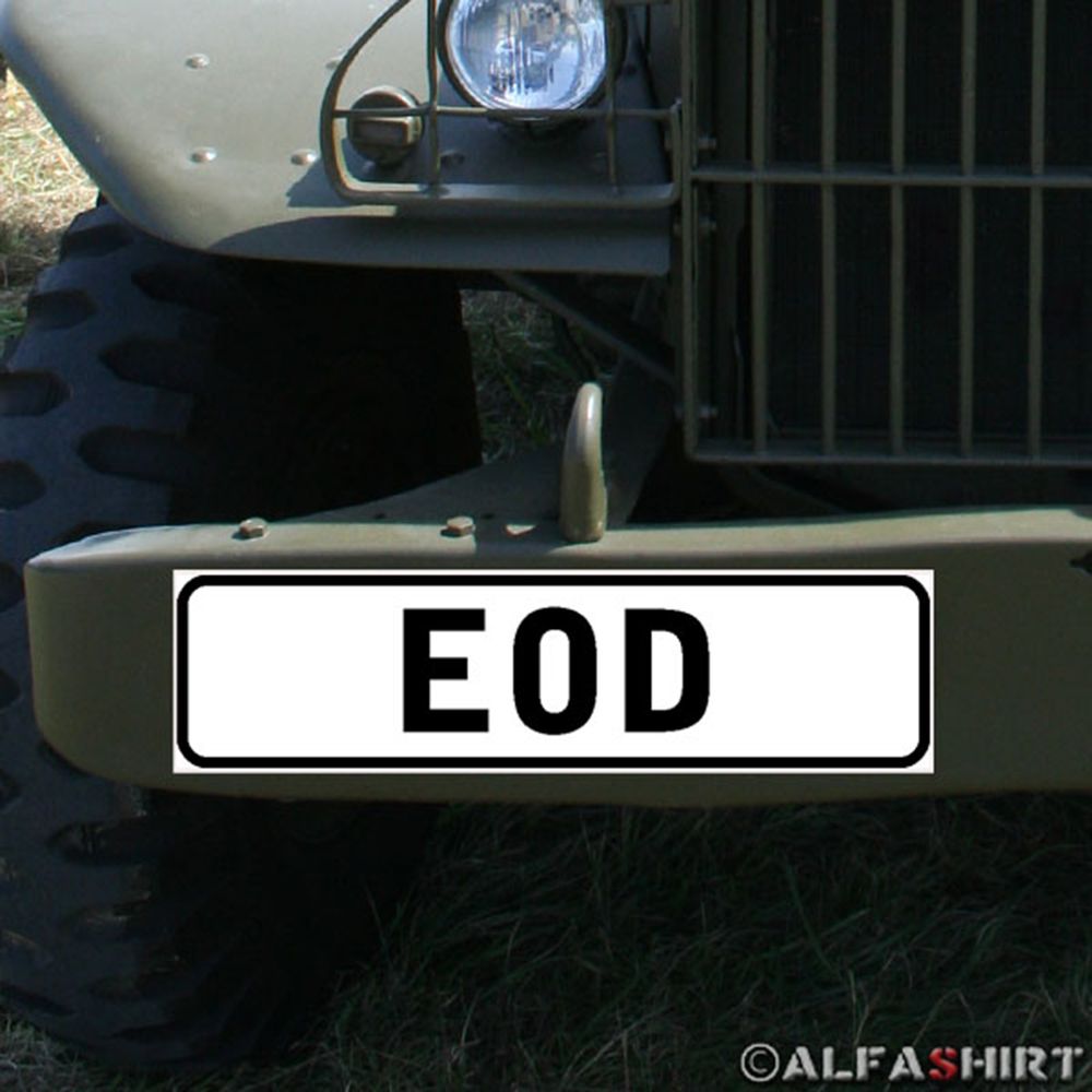 Magnetschild EOD Explosive Ordonance Device Bombenentschärfer Kampfmittel #A335
