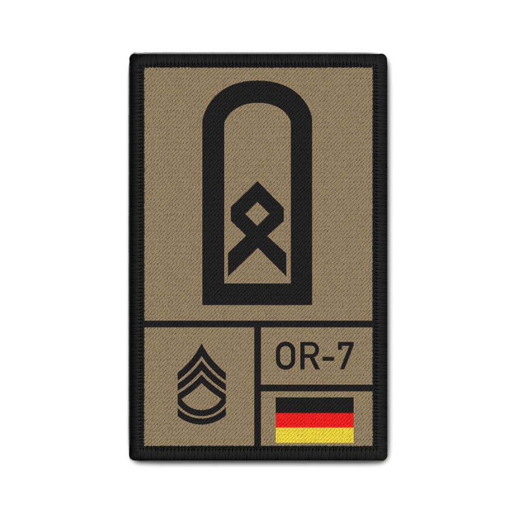 Rank Patch Bundeswehr Heer Luftwaffe Marine Sand #BW-Patch