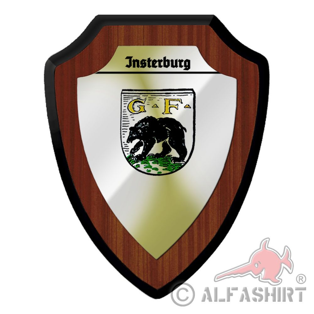 Wappenschild Insterburg Regierungsbezirk Provinz Preußen Ostpreußen #44393