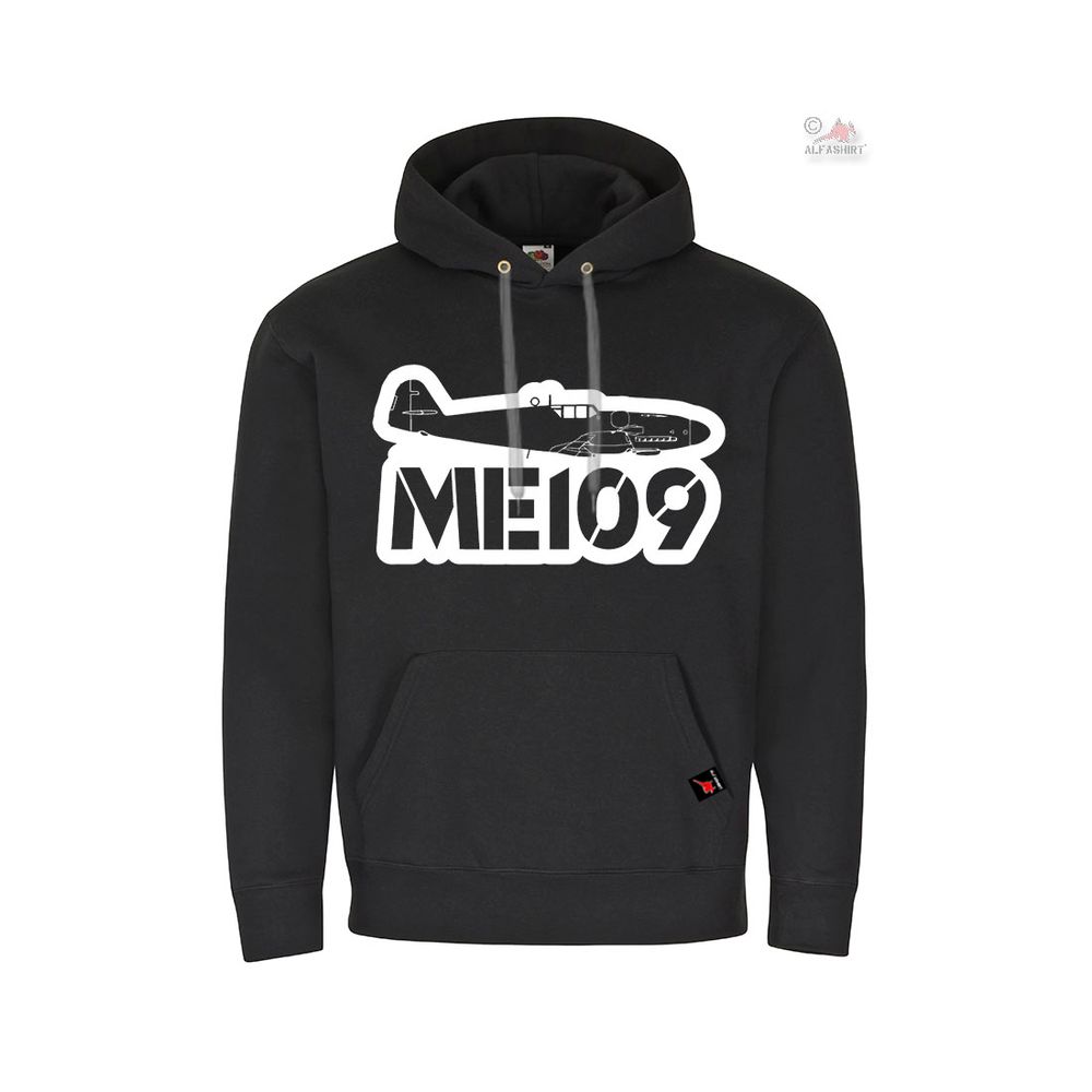 Me109 Hoodie Luftwaffe Bayerische Flugzeugwerke Emil Flugzeug Jäger #37522
