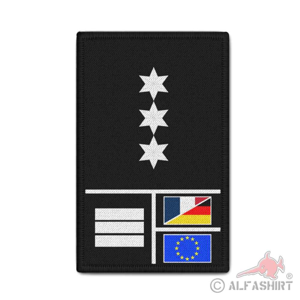 Rank Patch Police DEU FRA Capitaine de police PHK 9.8 x 6 cm #39946