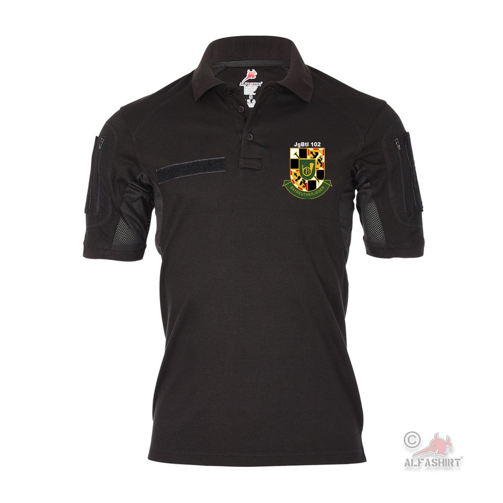 Tactical Polo JgBtl 102 Bundeswehr Bayreuth Jäger Battalion T-Shirt # 41146