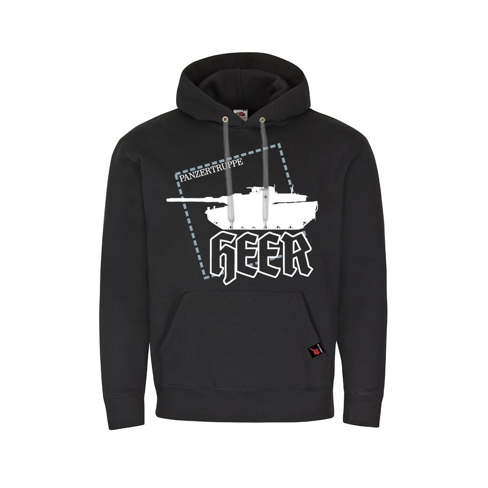 Hoodie HEER Panzer-Truppe Leopard 2 Kampfpanzer Bundeswehr Leo 2A7 PzBtl #26186