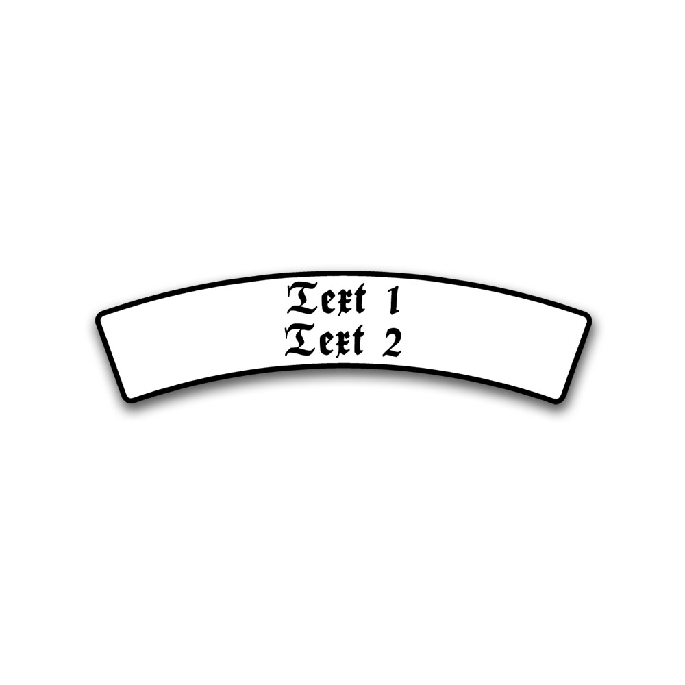 Nummernschild personalisierbar Kennzeichen Aufkleber Motorrad 31x8cm  #A6281