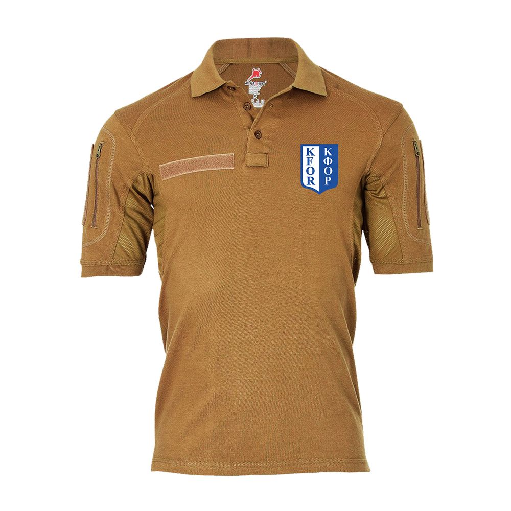 Tactical Poloshirt Alfa KFOR Kosovo Truppe Force Nato Militär Logo Wappen#19671