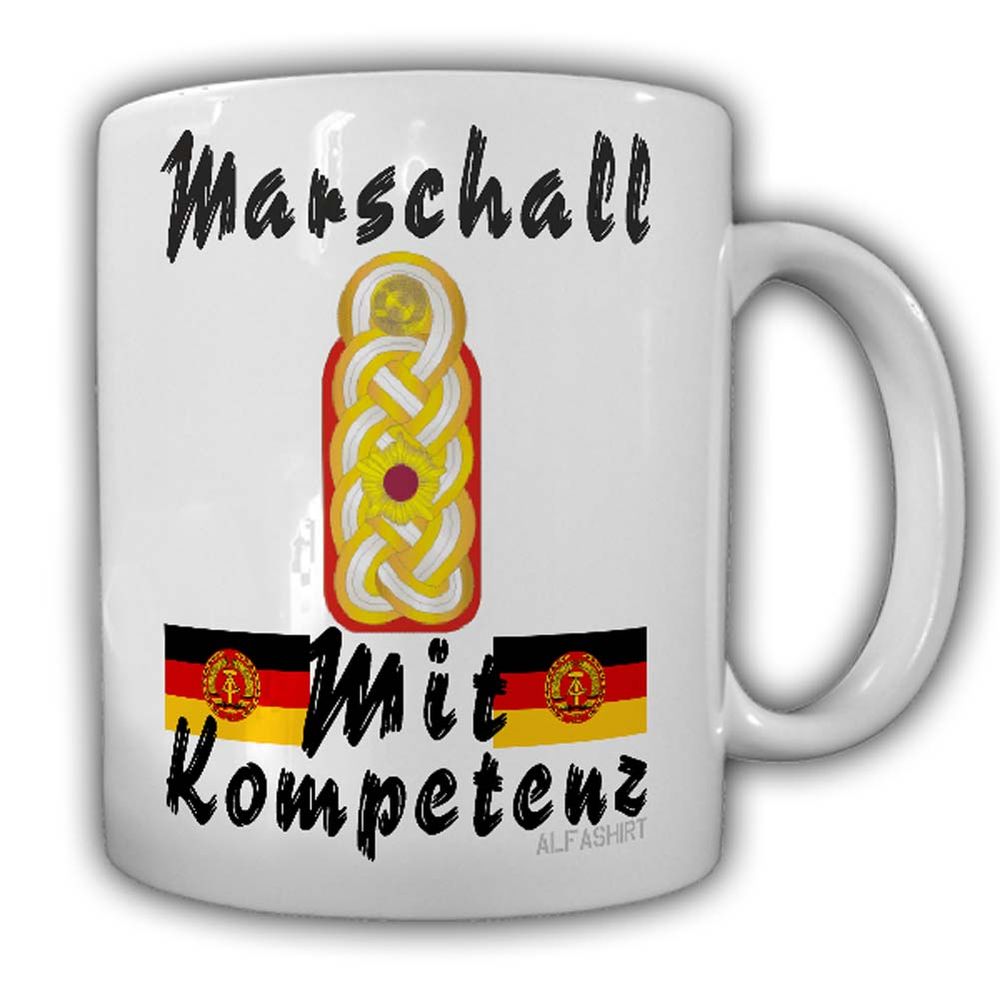 Marschall der Raketentruppe Artillerie Tasse NVA Nationale Volksarmee #24216