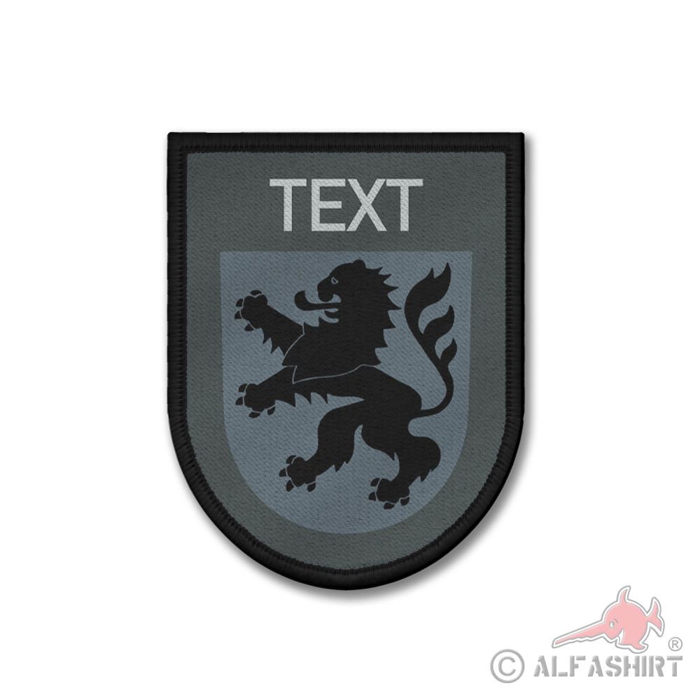 Patch 9x7cm Hessen Wappen Polizei Sicherheit Security Feuerwehr  DE GER #43887