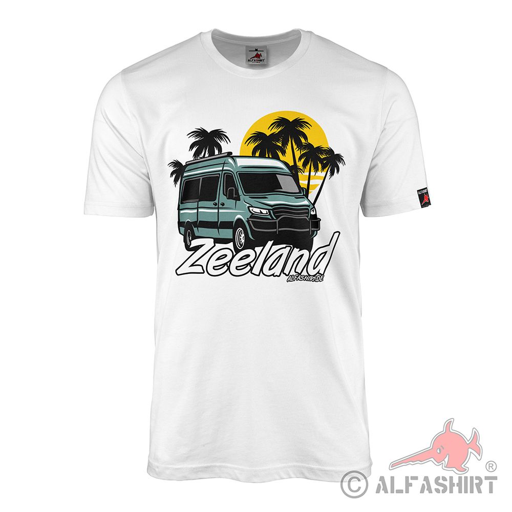 Long Beach Zeeland Meer Wasser Van Life Sommer Niederlande T-Shirt#37027