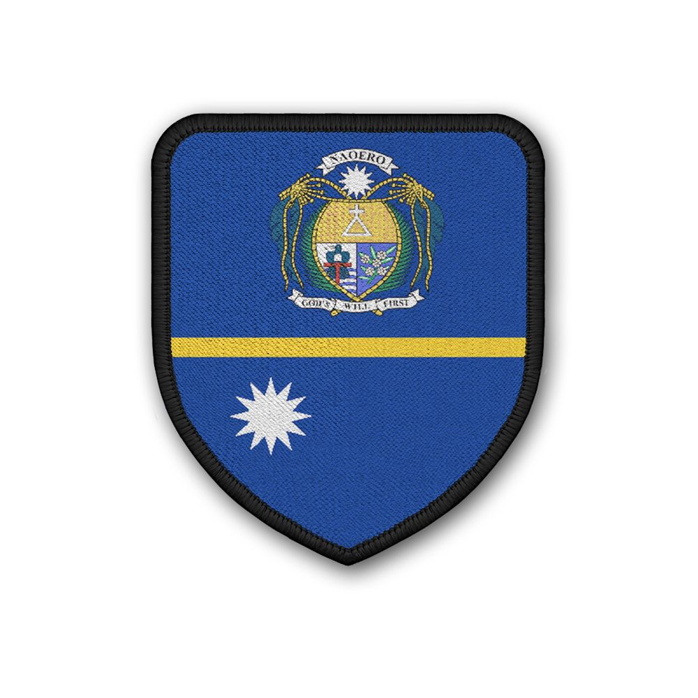 Patch Flag of Nauru Flag State Country Flag Emblem Patch #21340
